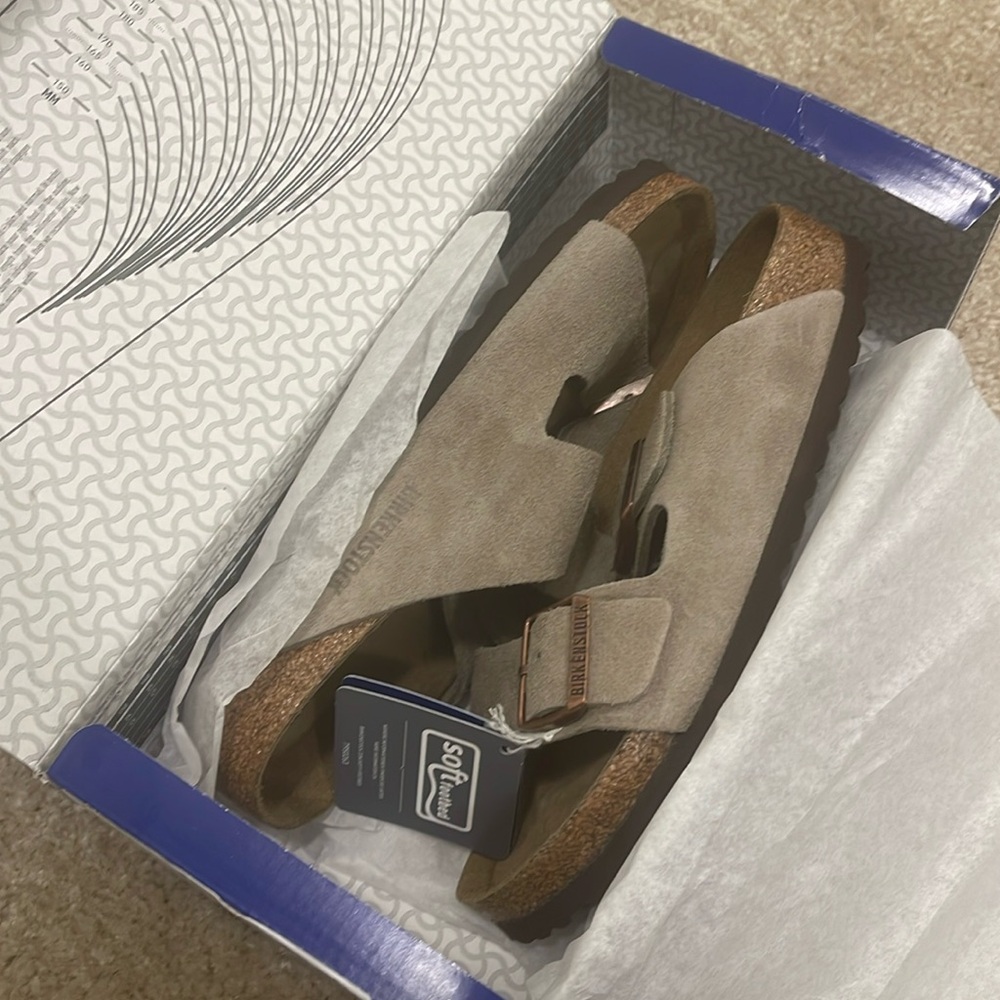 Brand new Birkenstock sandals.